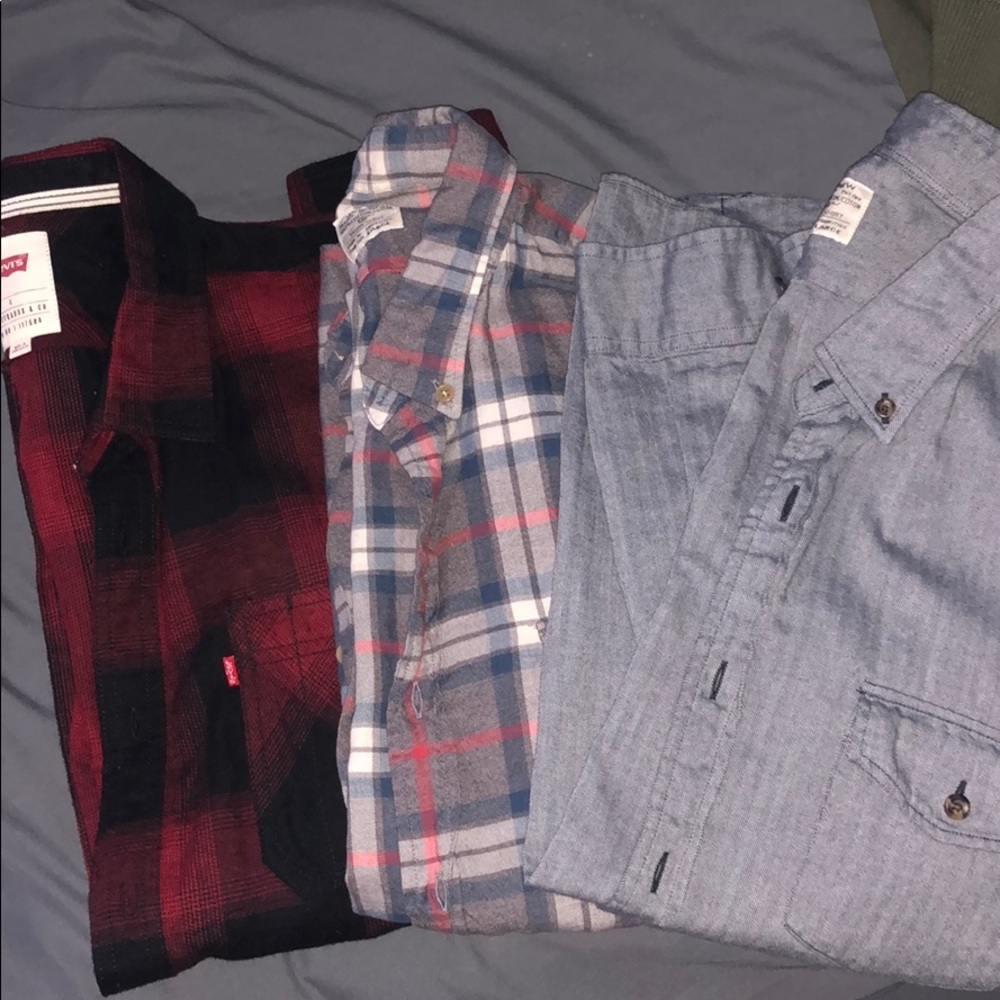 Lot of Men’s button down JCREW LEVI